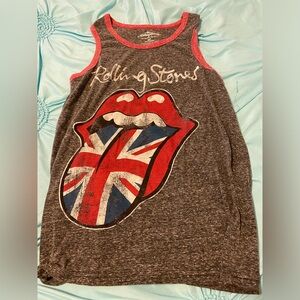 Rolling Stones faded tank top